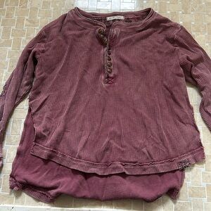 Free People Dusty Rose Top